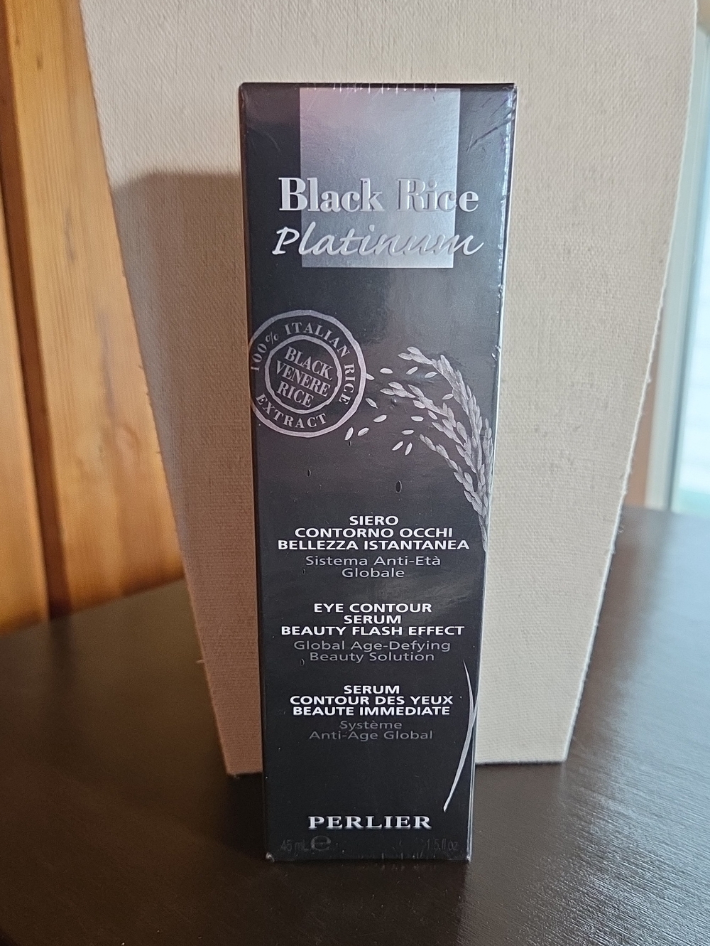 Perlier Black Rice Platinum Eye Contour Serum Sealed
